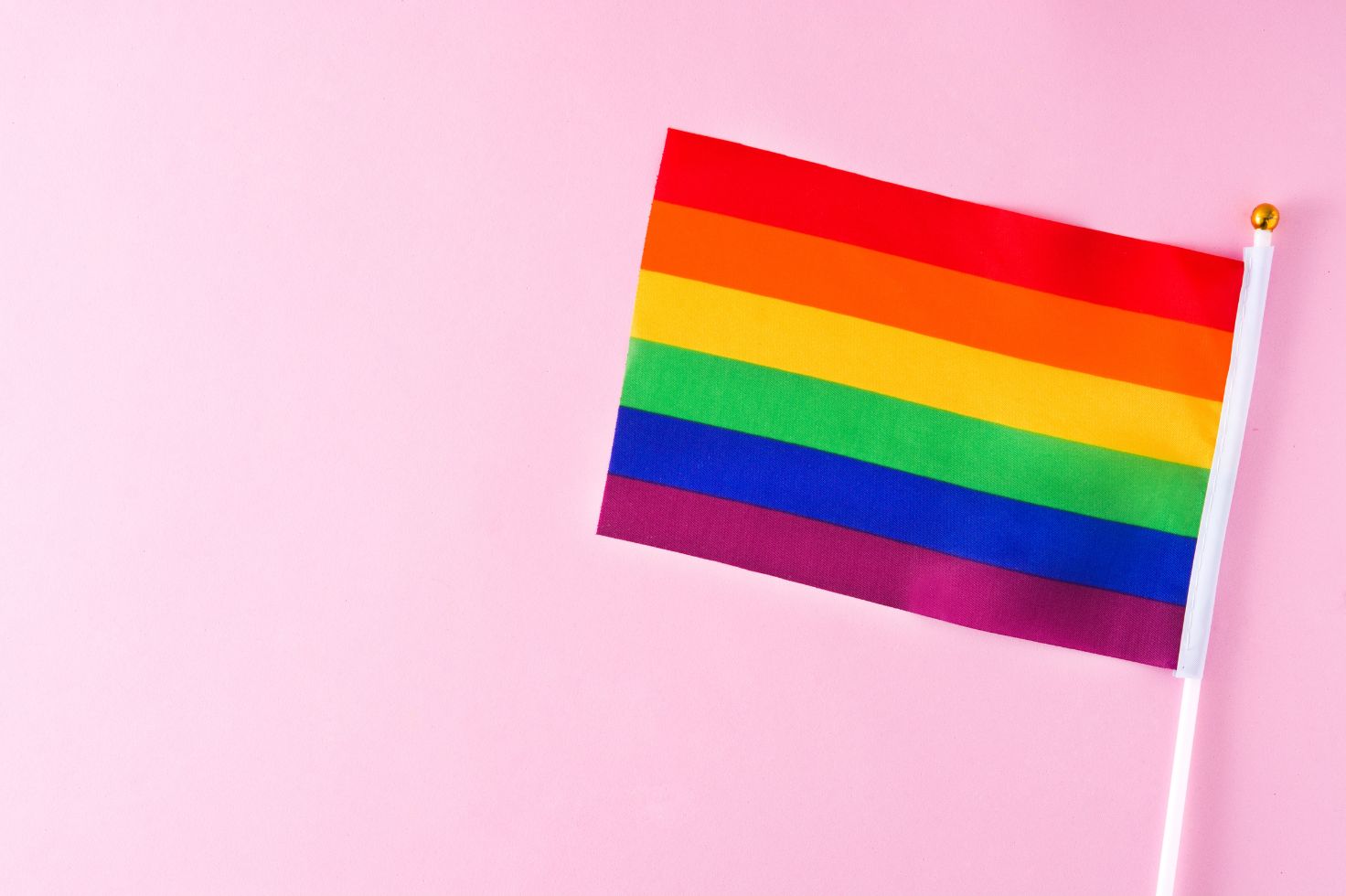 Rainbow flag for Pride Month