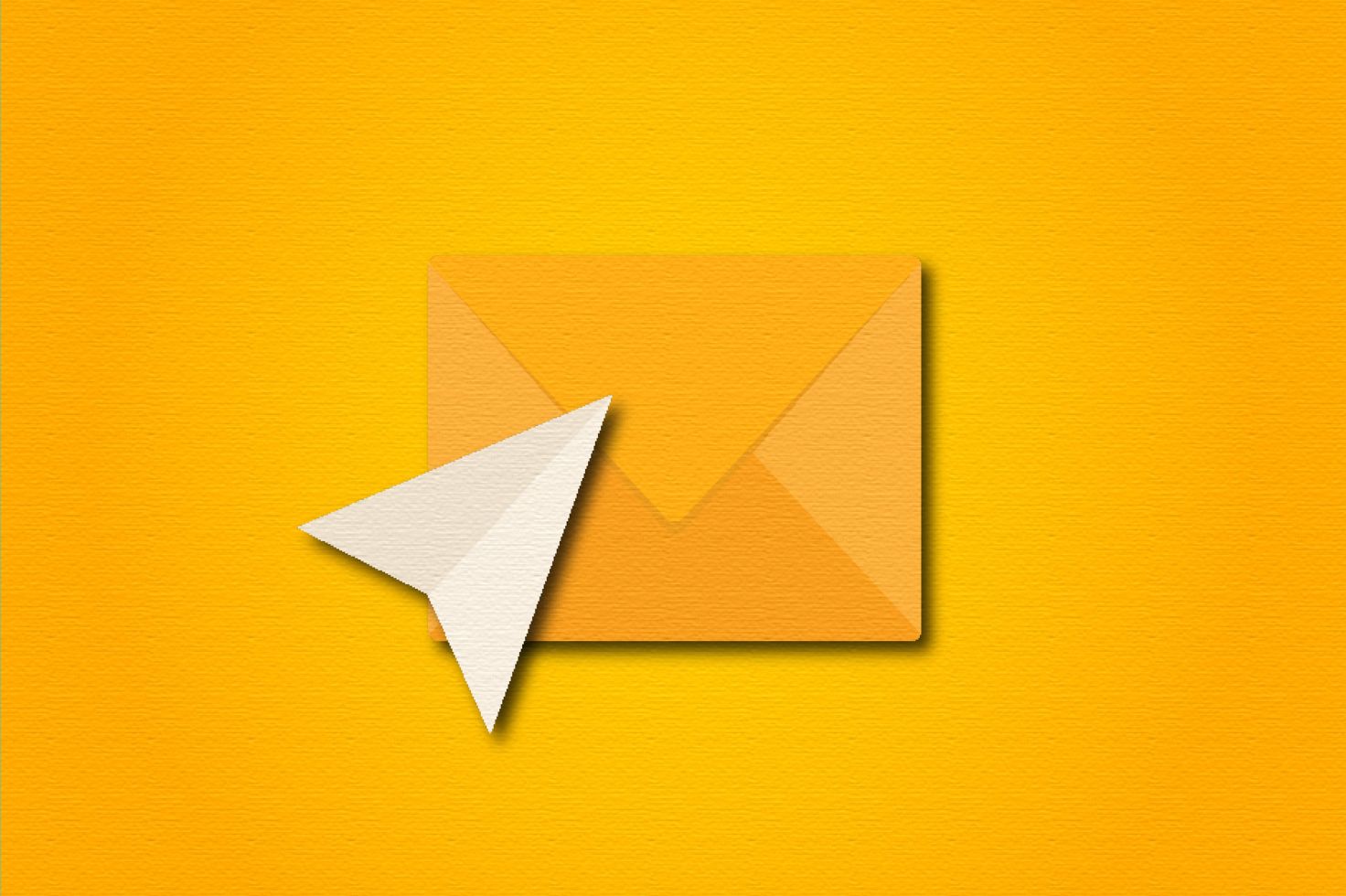 email marketing strategy - yellow envelope
